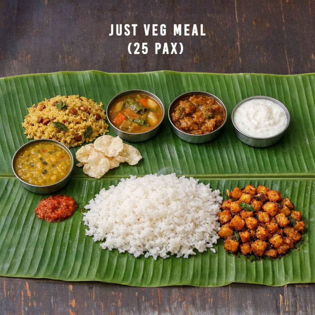 Just Veg Meal <br> (25 Pax)