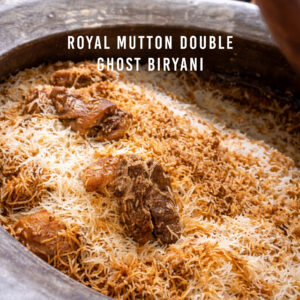 Royal Double Ghost Mutton Biryani (30 Pax)